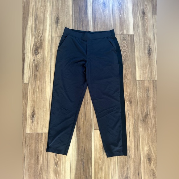Athleta womens black Brooklyn mid rise ankle pants size 16/T - Picture 2 of 6